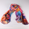 Wholesale new fashion lady chiffon silk scarf